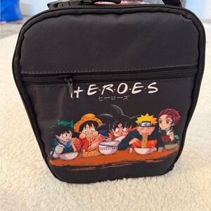 Anime Heroes Insulated Lunch Bag